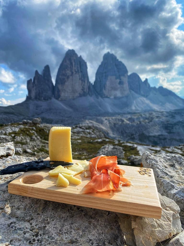 Tre Cime di Lavaredo con tagliere RH Recubariens Holz